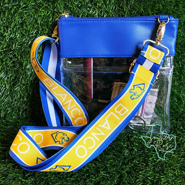 Exclusive Blanco Panther Bag Straps