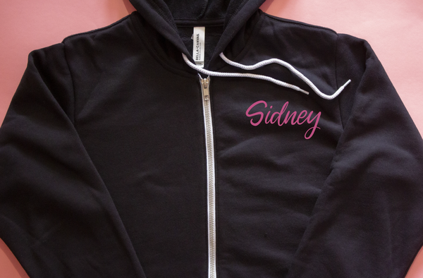 Blanco Ballet- Adult Full Zip T-Shirt Hoodie