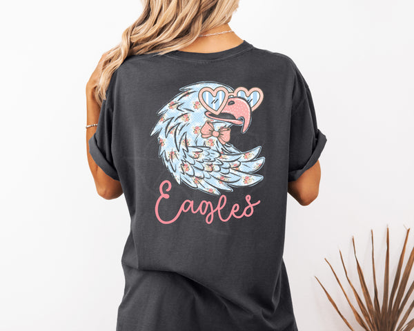 Preppy Floral Eagle