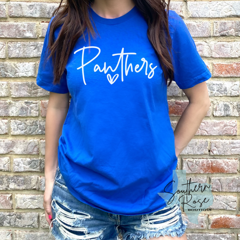 Panther Script Tee