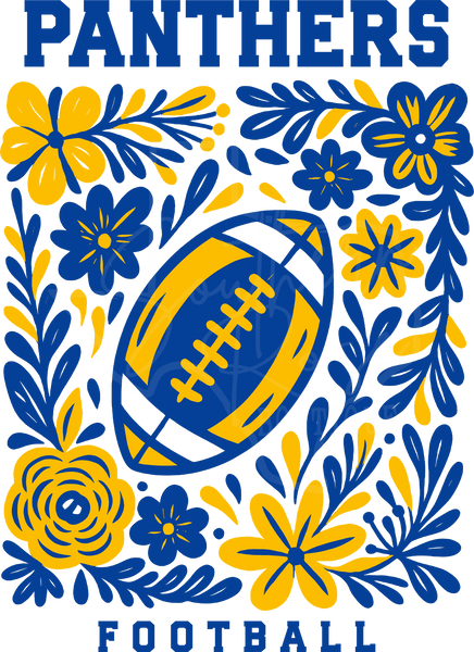 Panther Football Floral