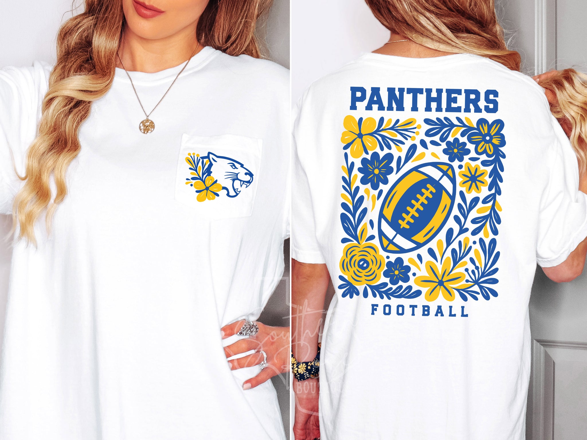 Panther Football Floral