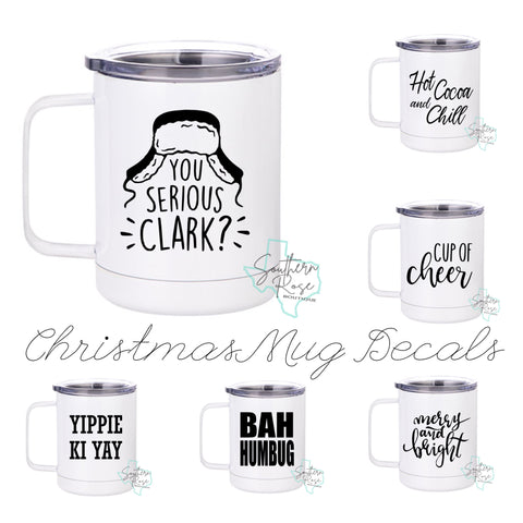 Christmas Mug Decals