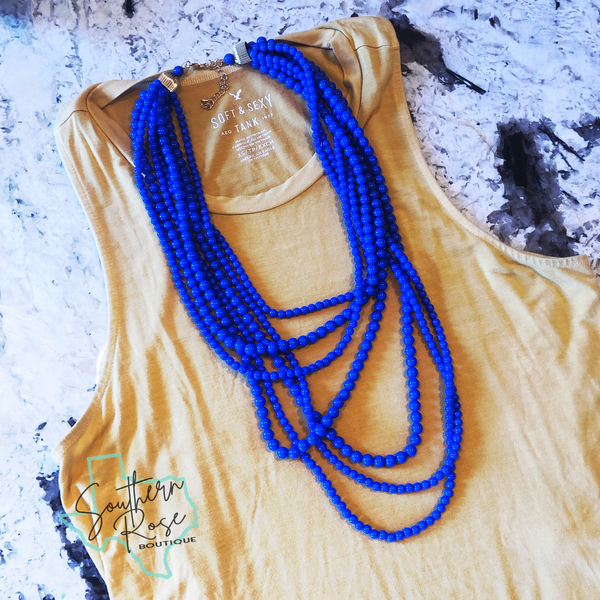 Multi-strand Beaded Necklace
