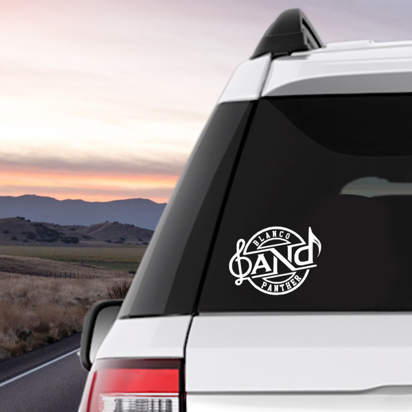 Blanco Panther Band Decal