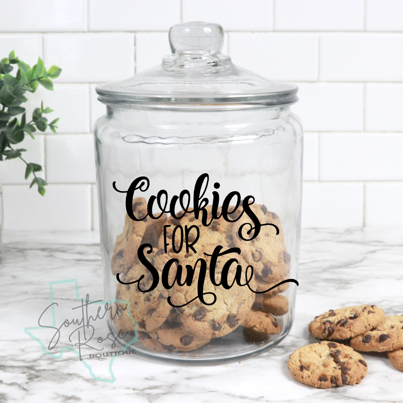 Cookies for Santa Decal