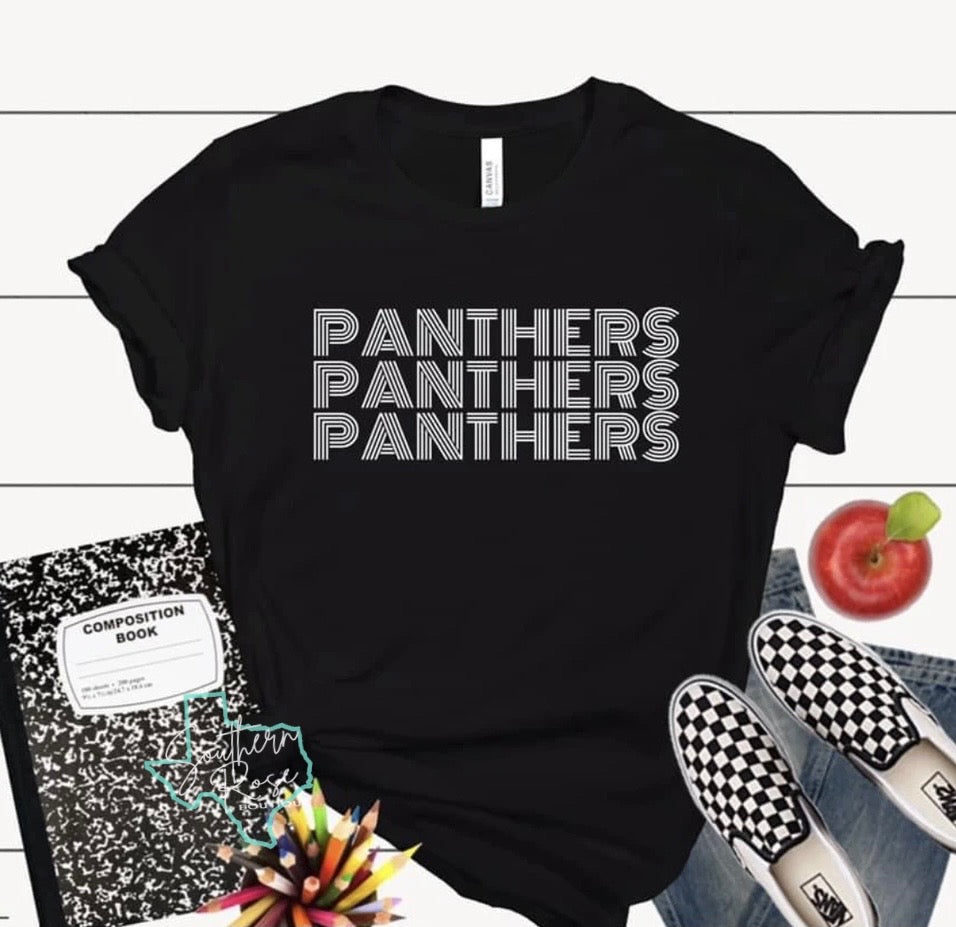 Retro Panthers Design