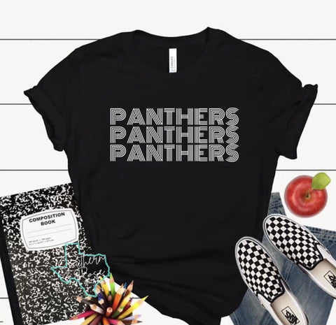 Retro Panthers Design