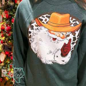 Cowboy Santa Sweatshirt