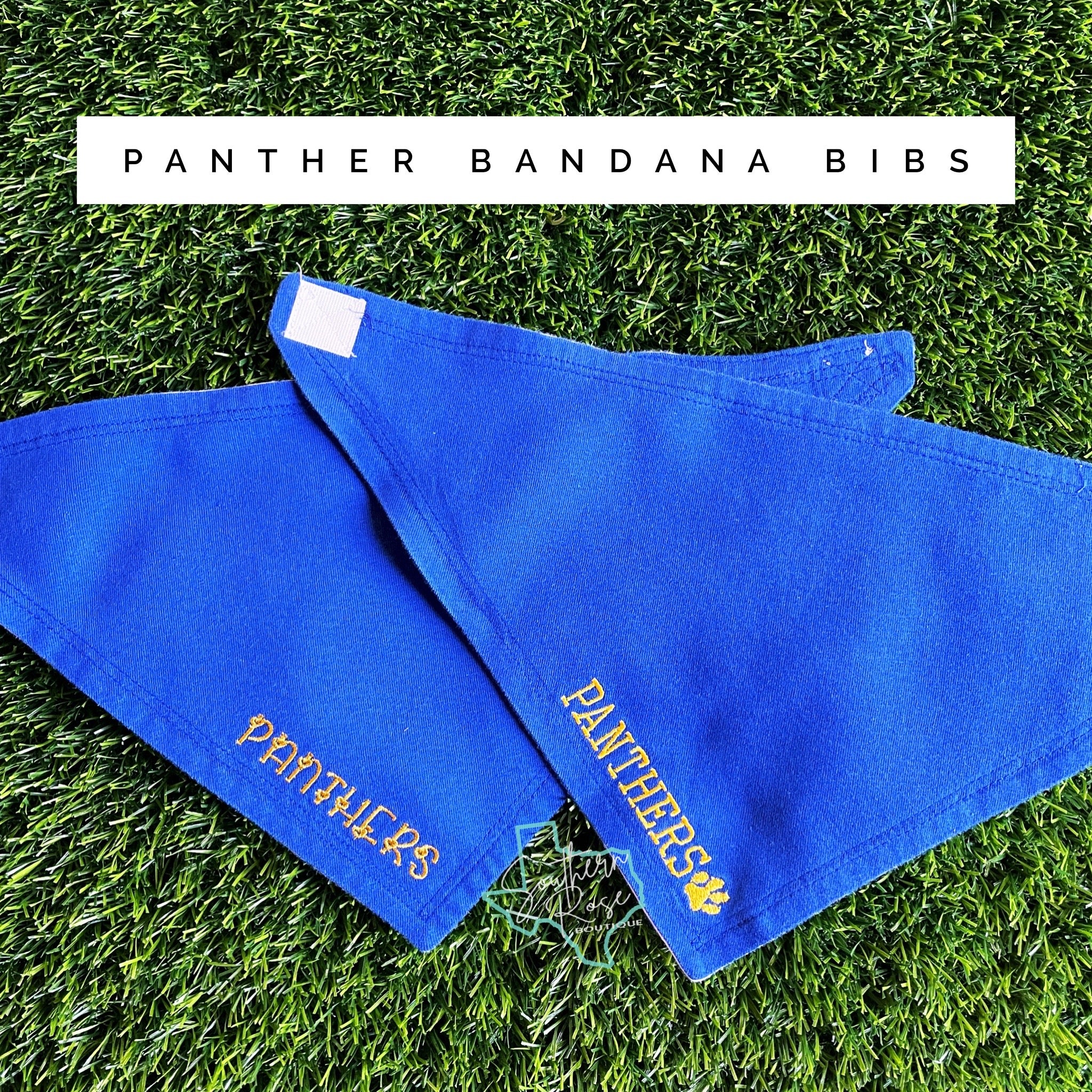 Panther Bandana Bibs