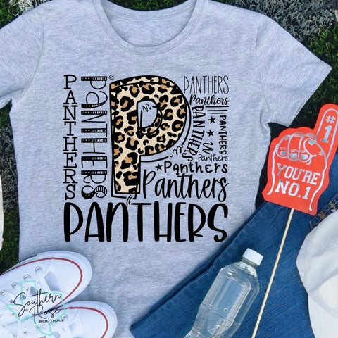 Leopard Panther Word Art