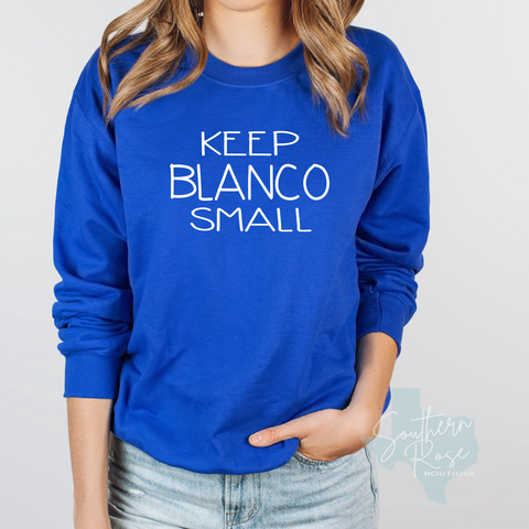 Keep Blanco Small