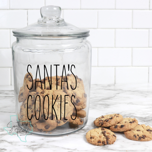 Santa's Cookies Decal