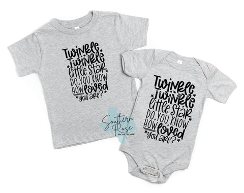 Twinkle Twinkle Little Star - Infant Onesie or Toddler T-Shirt